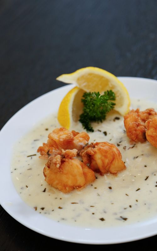 Lobster in a tarragon beurre blanc sauce